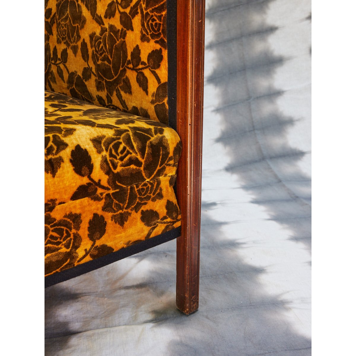 Paire de fauteuils art déco originaux Jakob N°1295 - Bon état bois foncé, DEBONGOUT