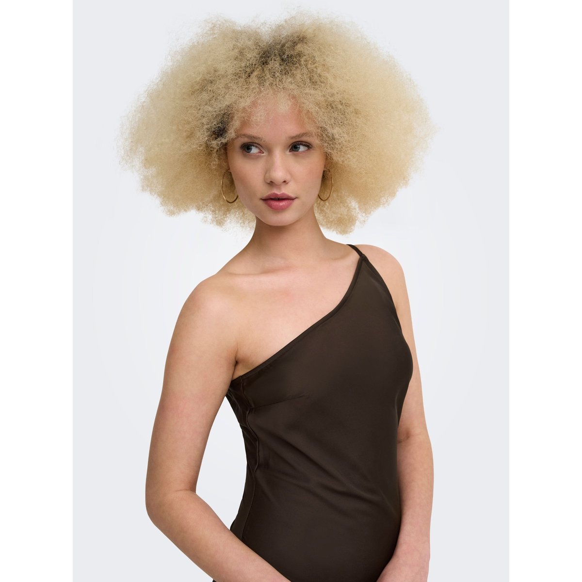 Robe chocolate brown 1, ONLY