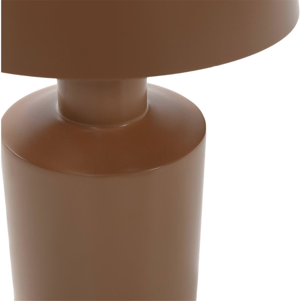Lampe de table en métal avec abat-jour moka, RECOLLECTION