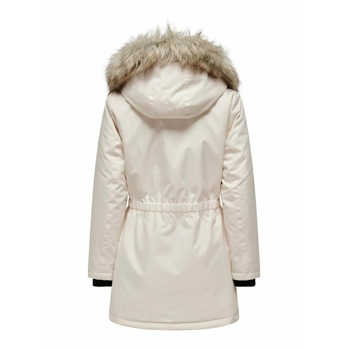 Parka com capuz cru, ONLY