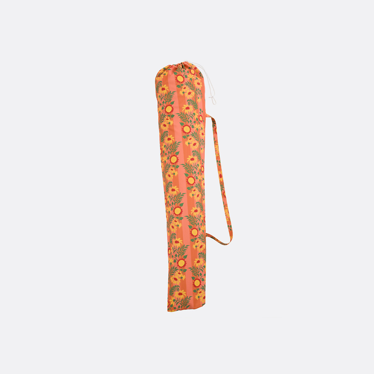 Parasol à franges, tissu avec motif fleurs, VALERIA imprimé fleuri, LA REDOUTE INTERIEURS