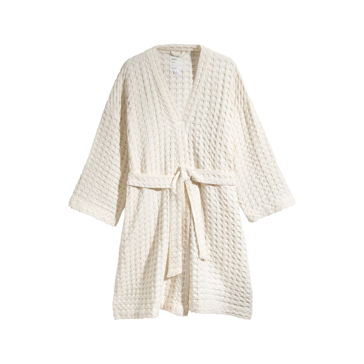 Robe de chambre léger gaufré crème, NEXT