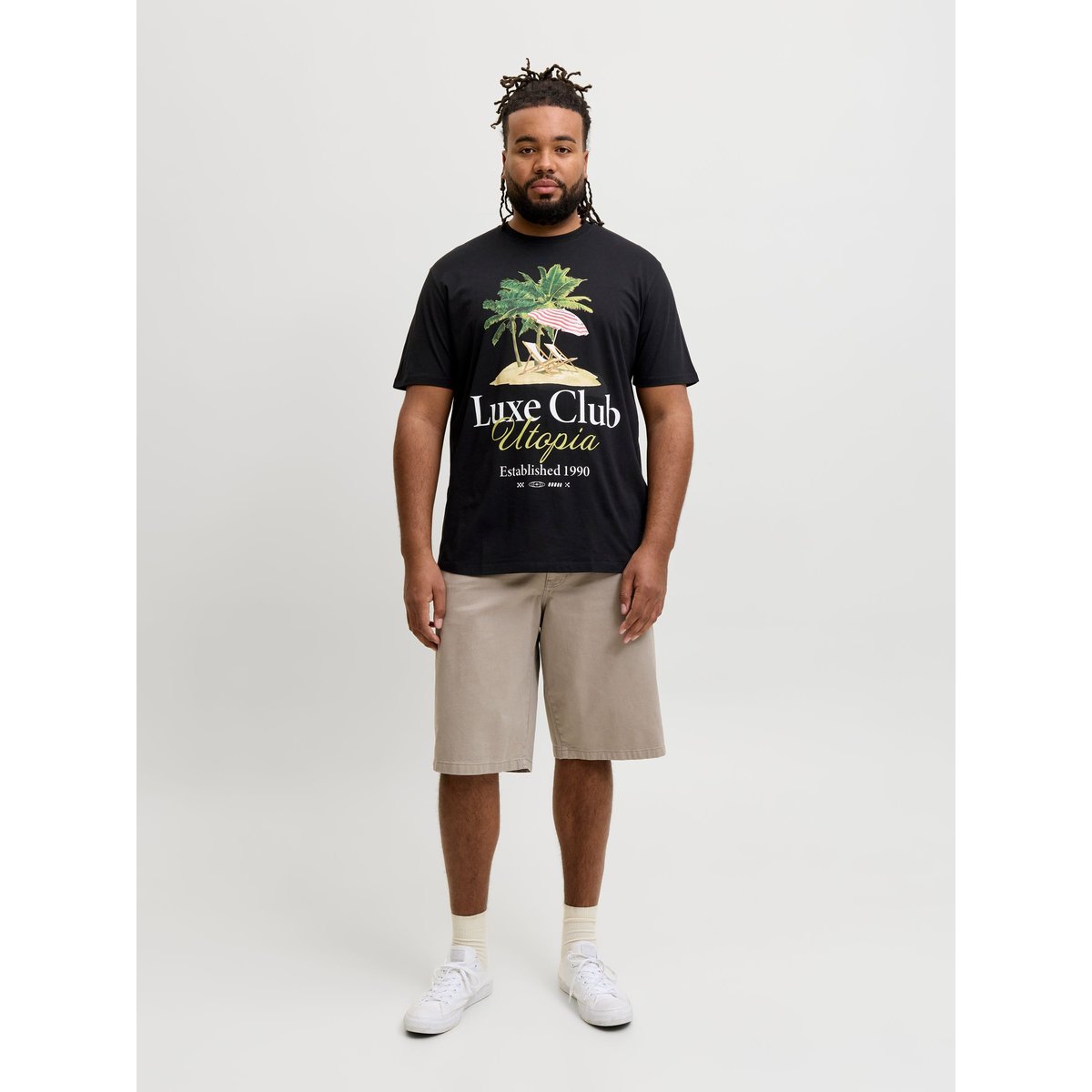 T-Shirt noire - black, JACK & JONES