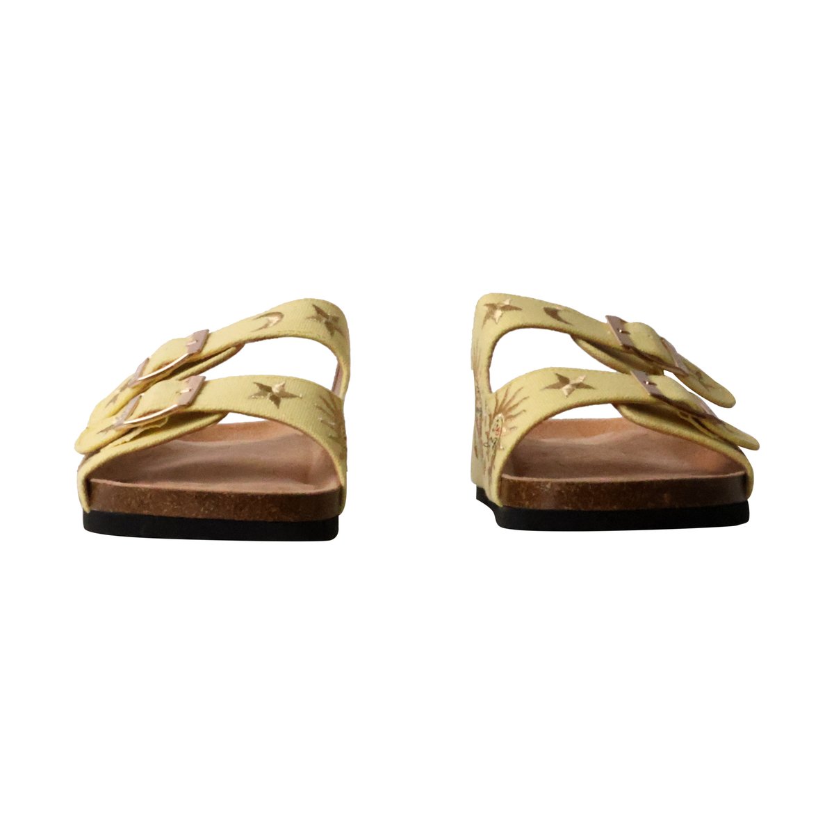 Mules à Enfiler Paris jaune, ENZA NUCCI