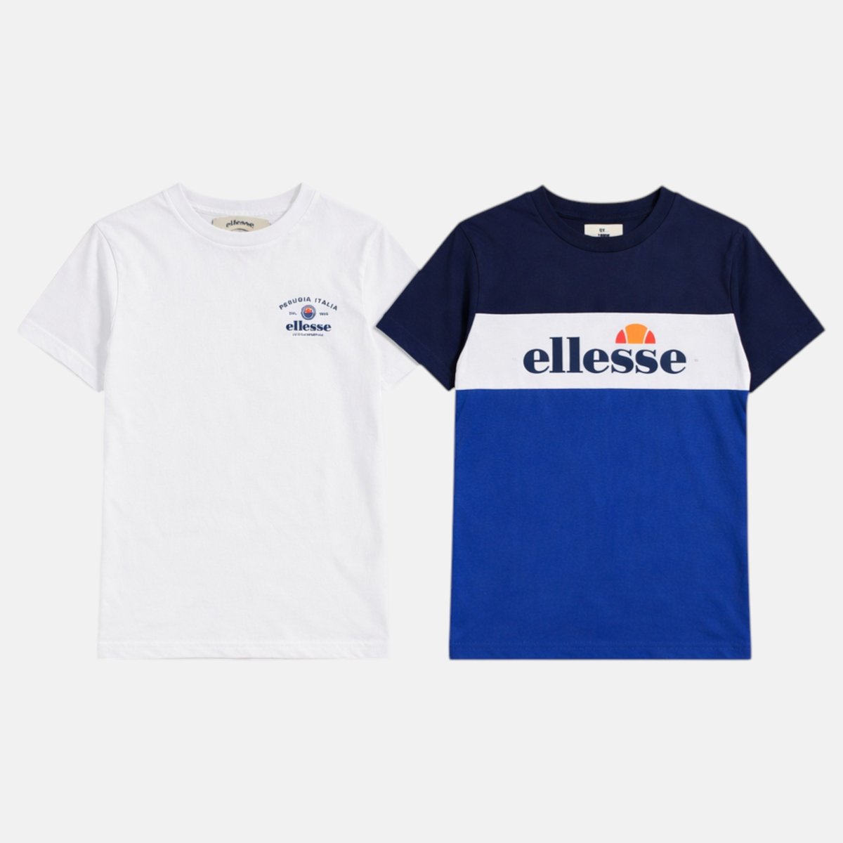 Lot de 2 t-shirts manches courtes et pantalon de jogging BLOCK PARTY bleu marine, ELLESSE