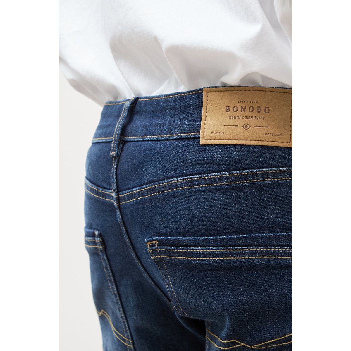 Jeans slim denim brut, BONOBO