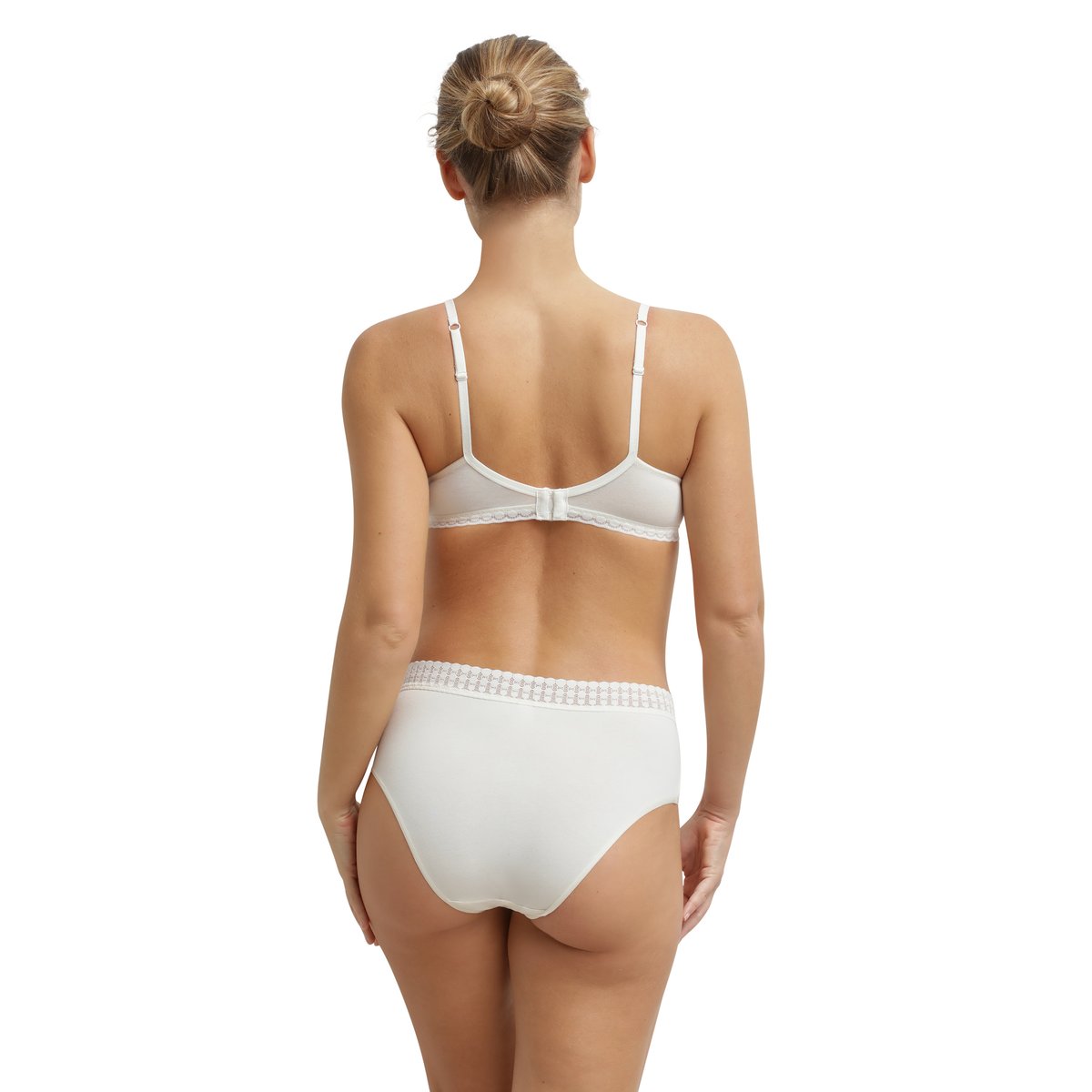 Soutien-gorge corbeille avec armatures Daily Coton blanc cassé, DIM