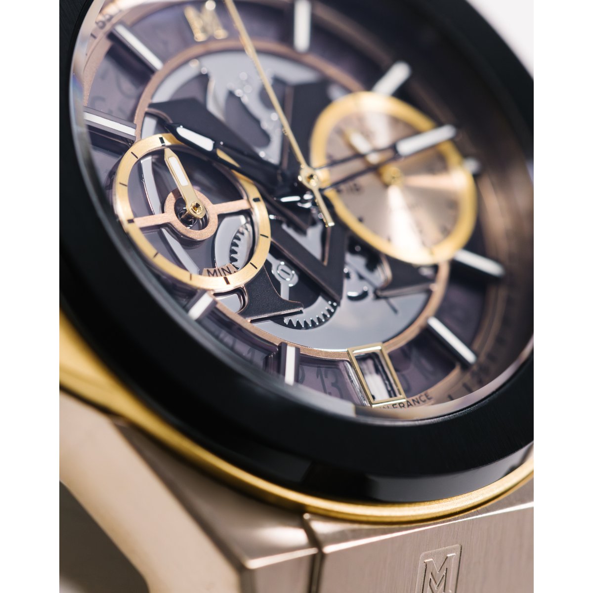 Montre Analogique ORIGINE doré noir doré, MONTIGNAC