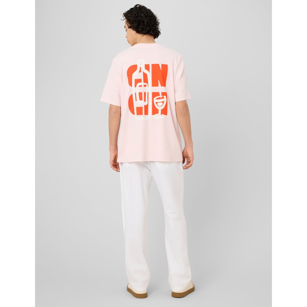 Pantalon de ville fluide viscose lin blanc, BZB