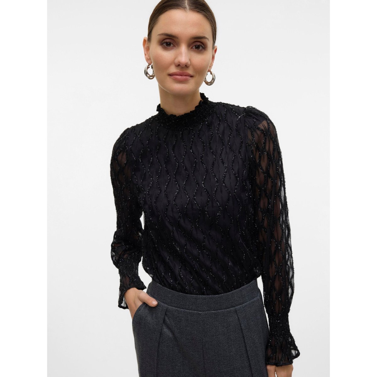 Blouse noire - black, VERO MODA