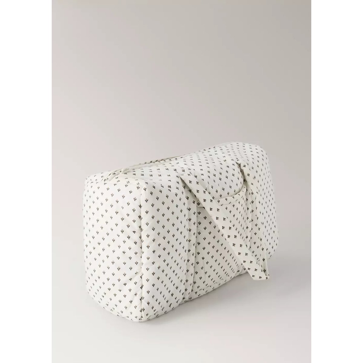 Sac de maternité 100 % coton imprimé kaki, MANGO HOME