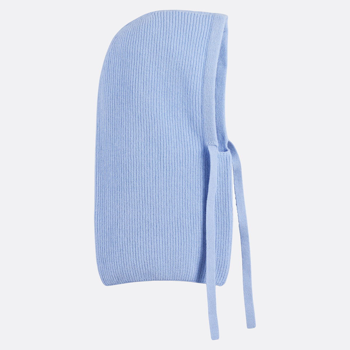 Cagoule mixte laine/cachemire bleu pastel, LA REDOUTE COLLECTIONS
