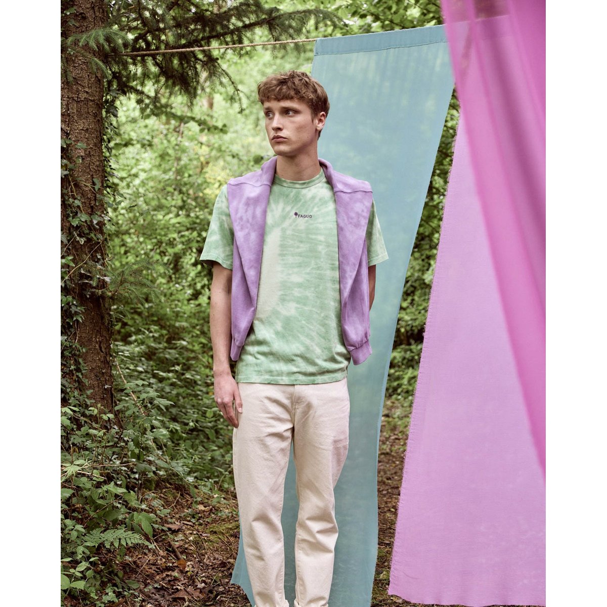 T-shirt LUGNY vert menthe, FAGUO