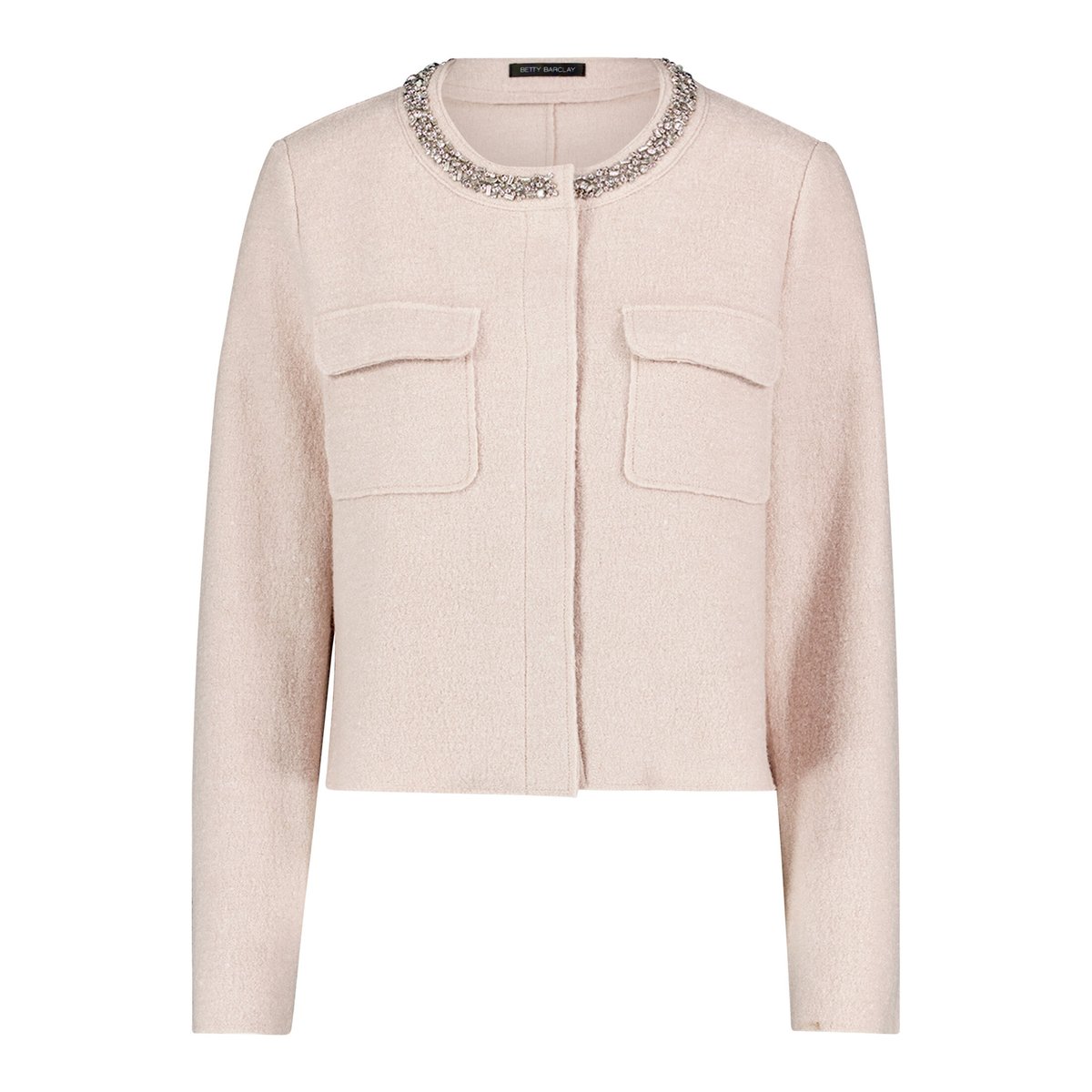 Veste blazer à poches plaquées chateau gray, BETTY BARCLAY