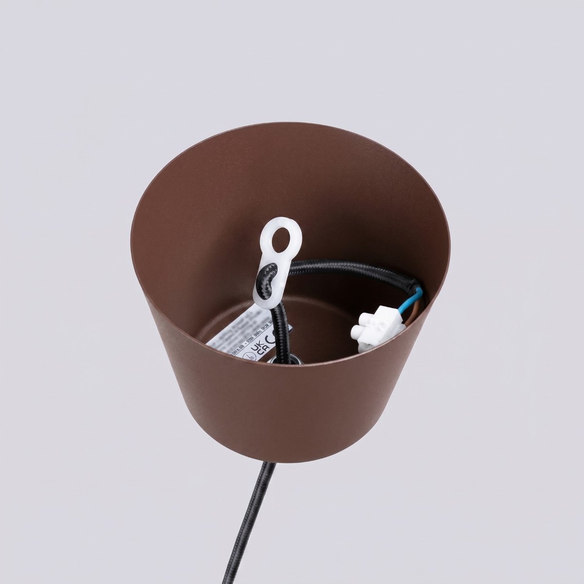 Suspension Acier Marron E27 1 BILO marron, EDEN