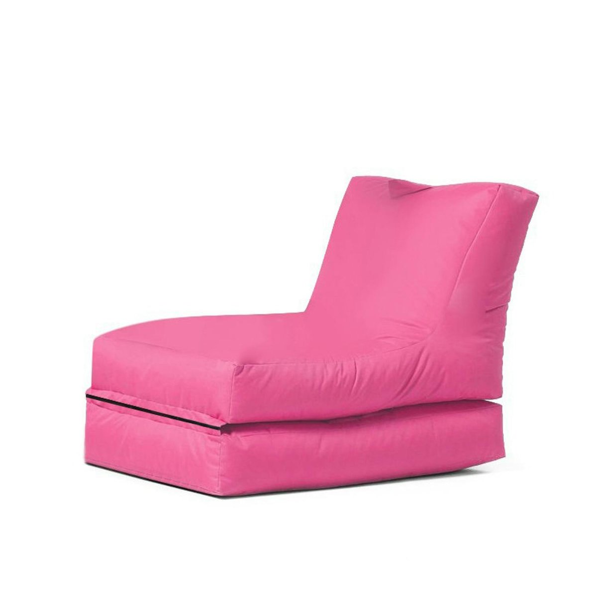 Chilienne de jardin dépliable en tissu imperméable ARTA rose, PIER IMPORT