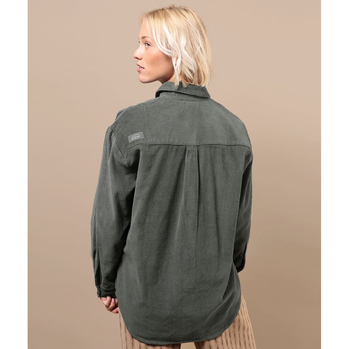 Chemise manches longues CORD pewter, OXBOW