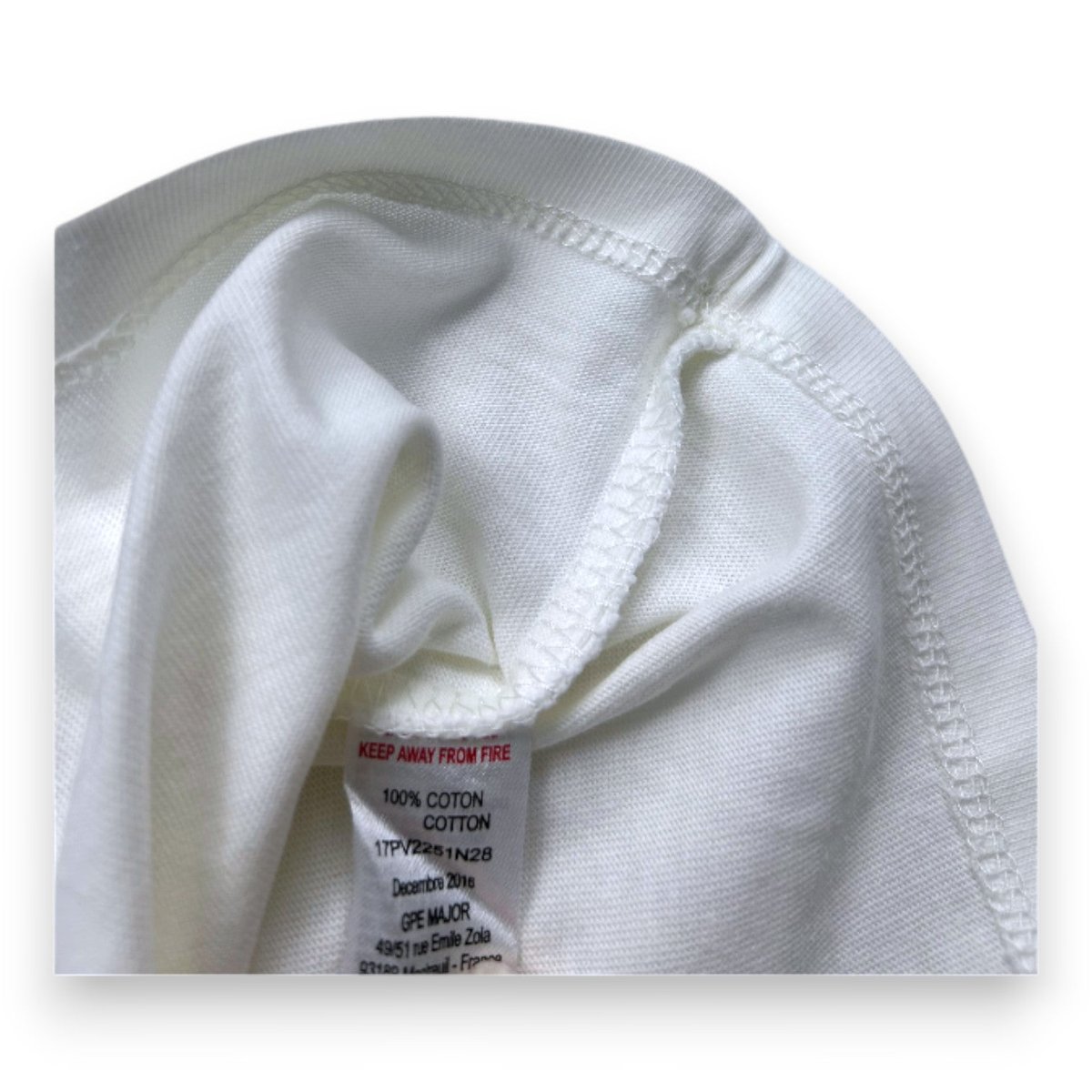 T-shirt bébé - Très bon état blanc, NATALYS