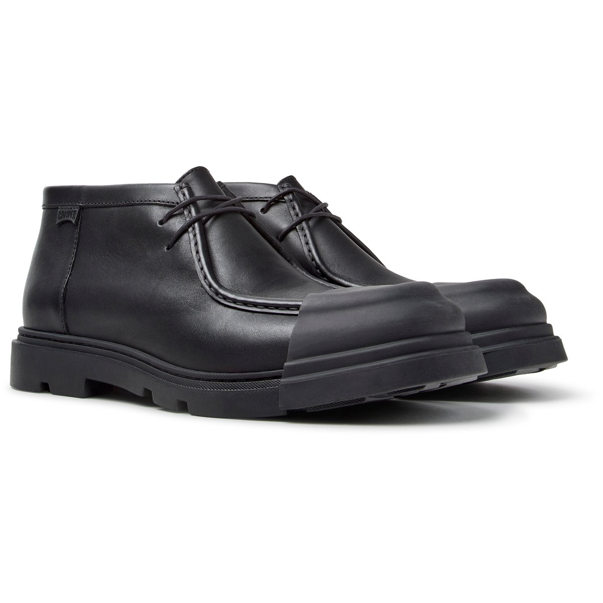 Bottines Junction Smooth Leather noir 004, CAMPER