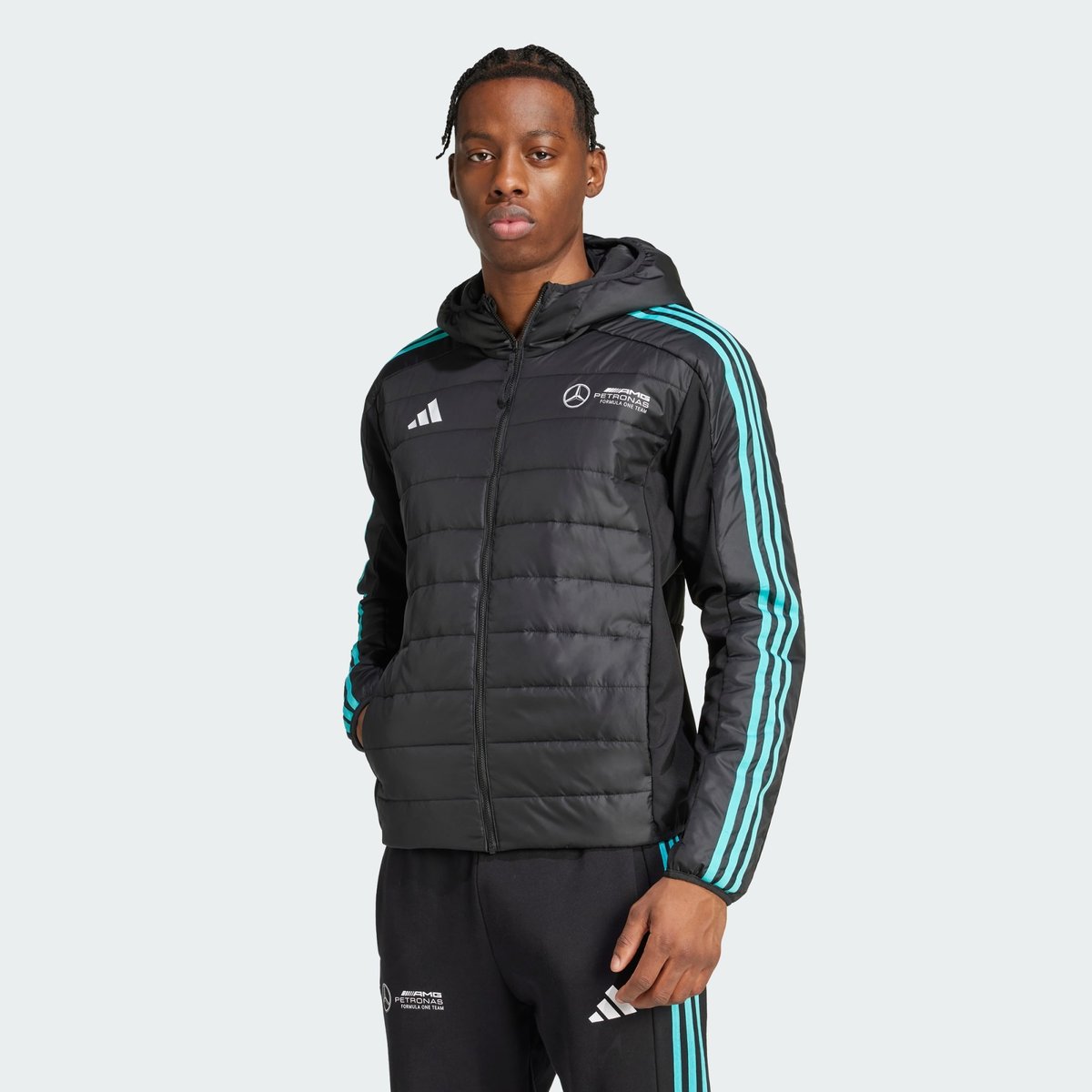 Veste Matelassée Mercedes - Amg Petronas Formula One Team Dna Veste Matelassée Mercedes - Amg Petronas Formula One Team Dna black / white, adidas Performance