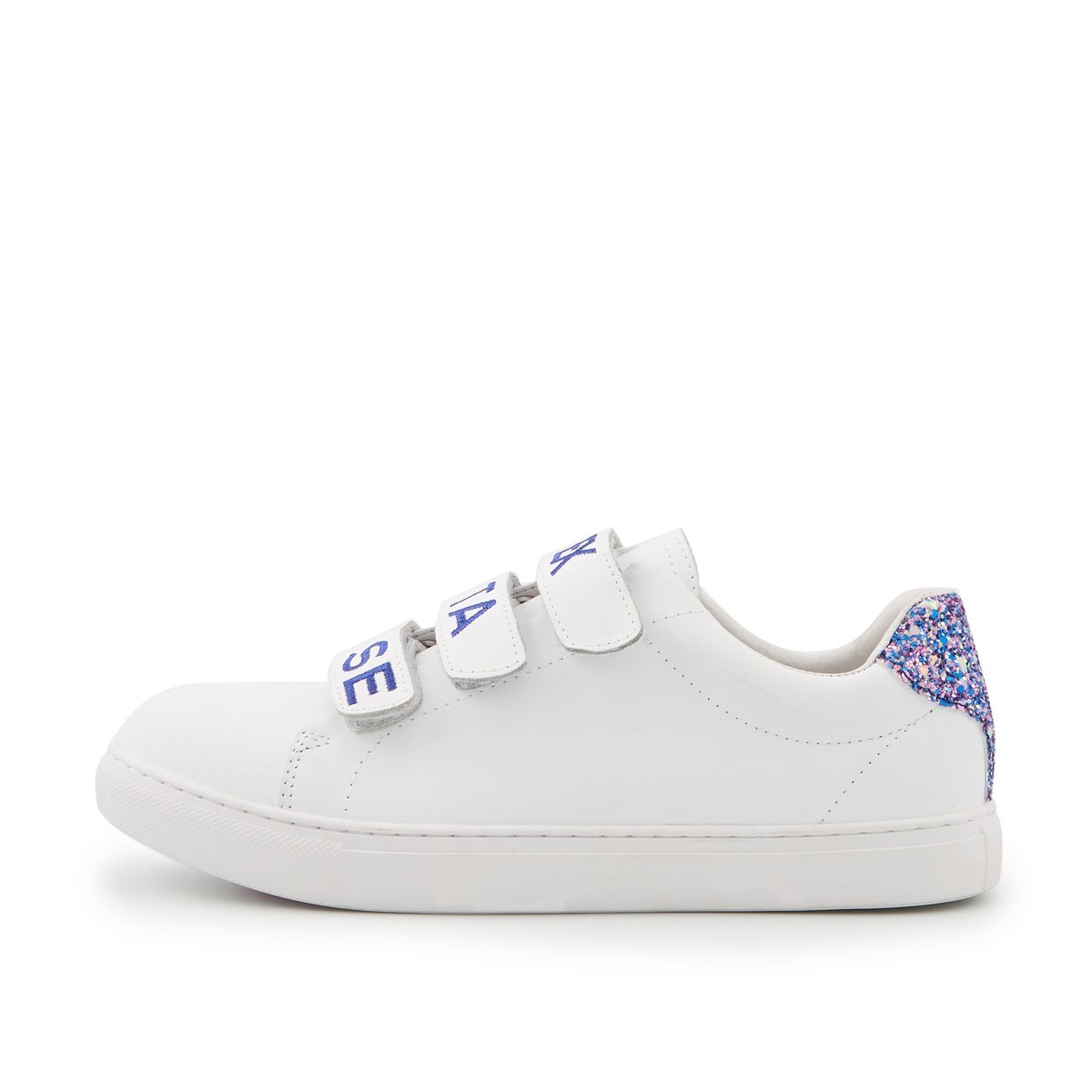 Baskets En Cuir Edith Satisfaction Extase blanc, BONS BAISERS