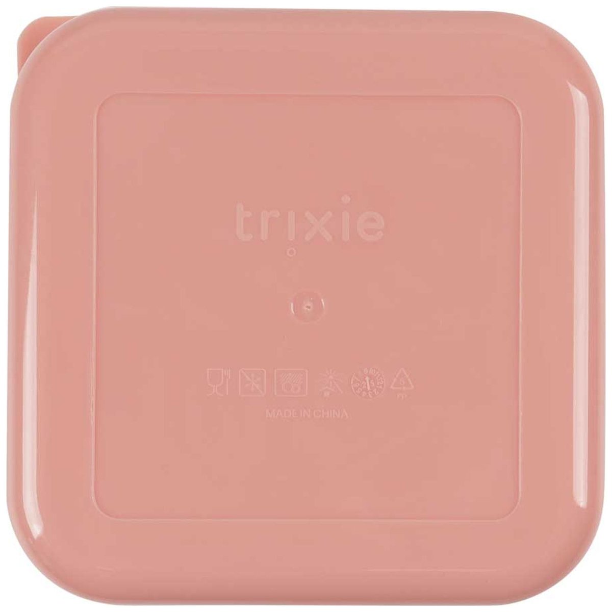 Lot de 3 boîtes à goûter rose, blanc, noir, TRIXIE