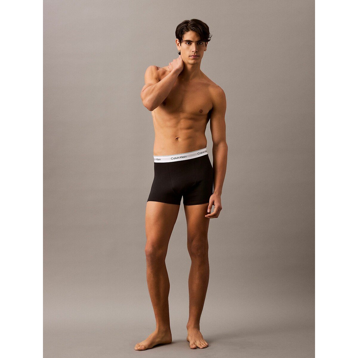 Confezione da 3 boxer morbidi con pinces - Icon Cotone Stretch nero + nero + nero, CALVIN KLEIN UNDERWEAR