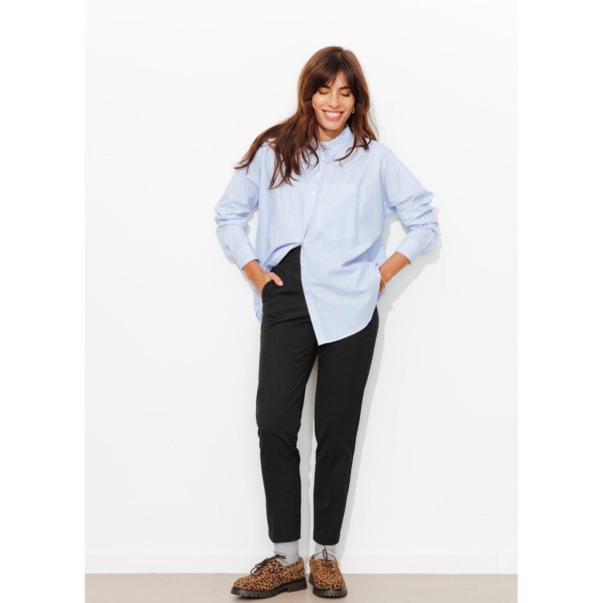 Pantalon cigarette noir, PROMOD