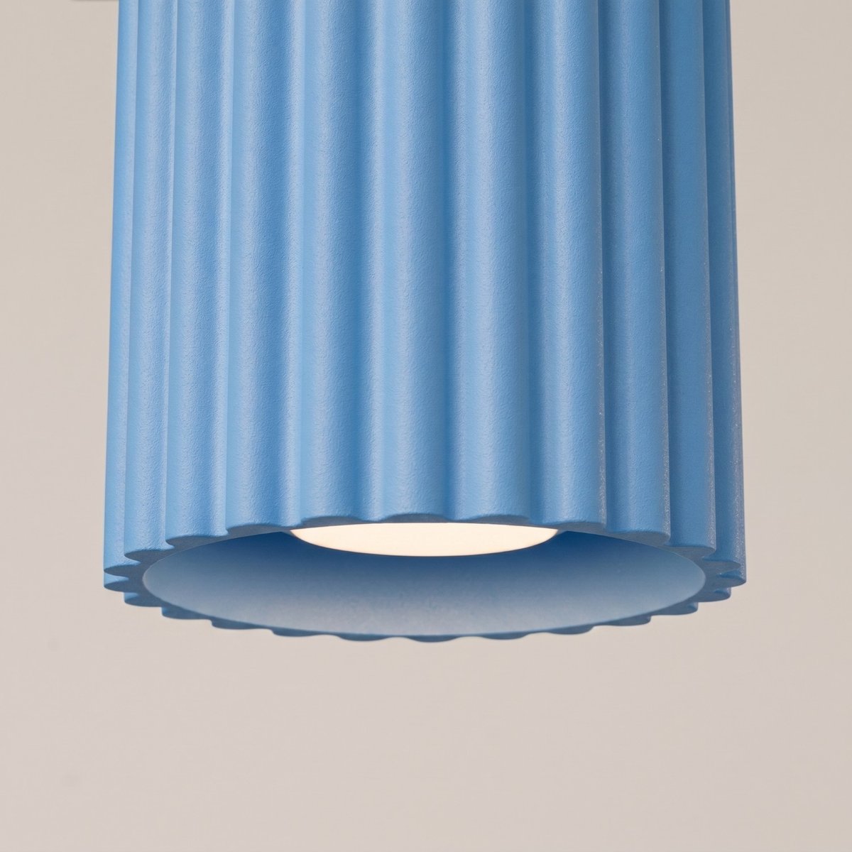 Plafonnier Aluminium Bleu GU10 1 AURA bleu, EDEN