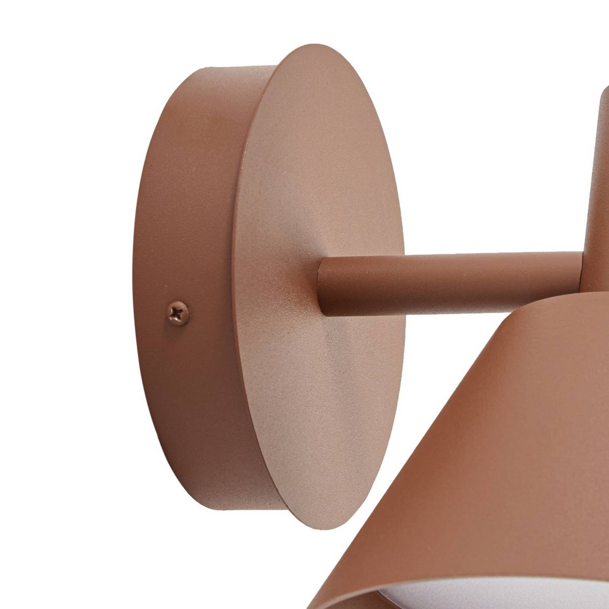 Applique extérieure en aluminium moderneLED marron, LUCANDE