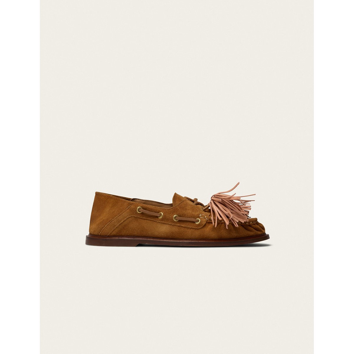Mocassins OVEL suède ambre, ODAJE