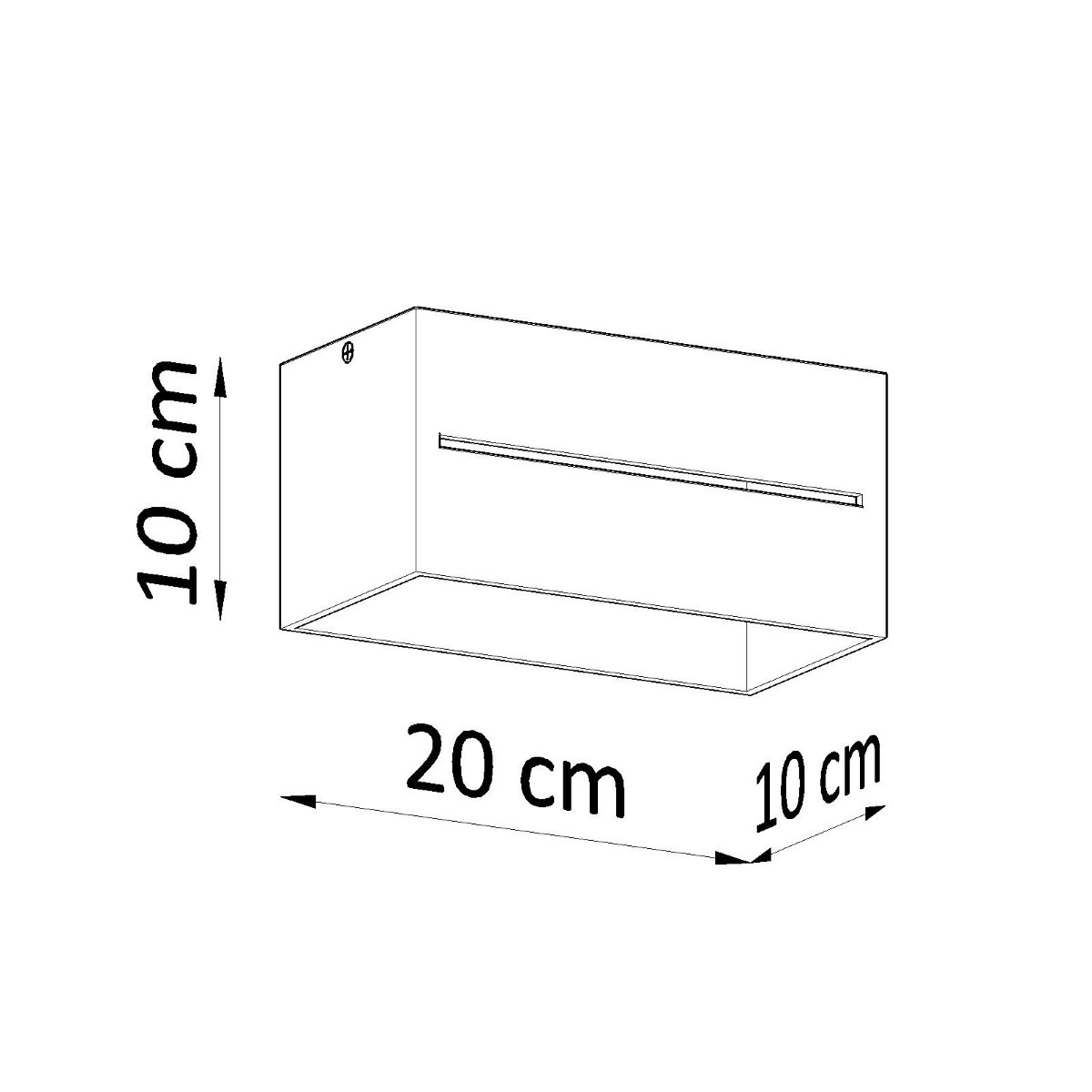 Plafonnier Aluminium Blanc G9 2 Lobo blanc, EDEN