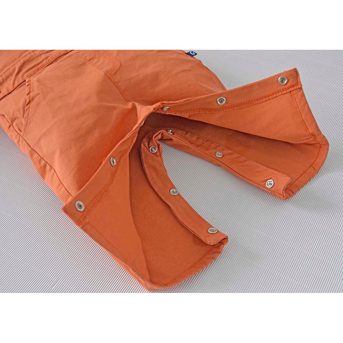 Tee shirt et salopette bartolo marron, SUCRE D'ORGE