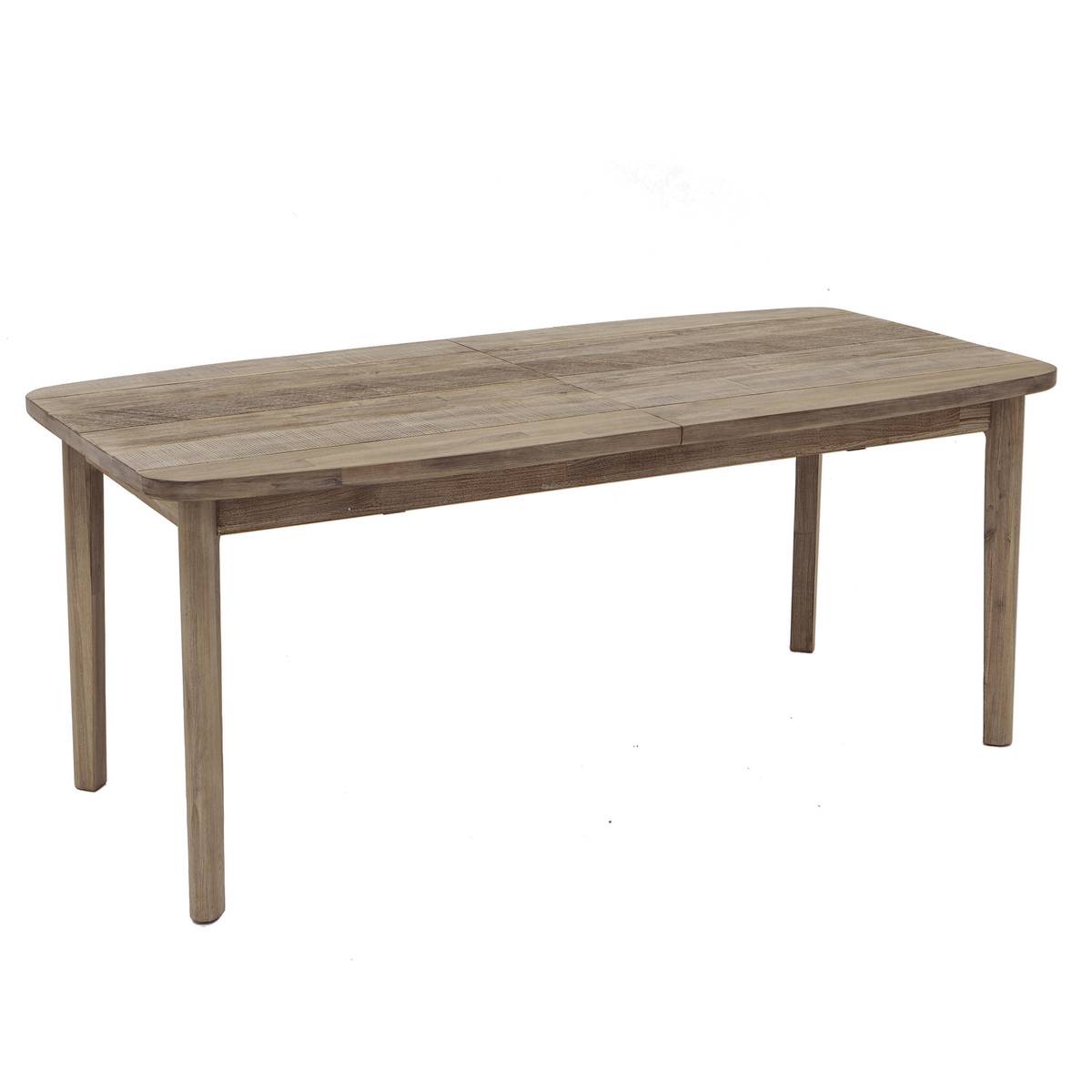 Table à manger extensible en bois d'acacia BANILA beige, ATMOSPHERA