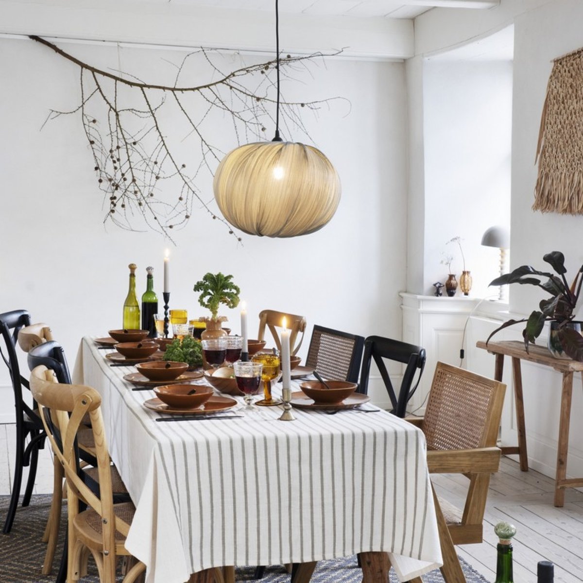 Table console bois recyclé bois clair, MADAM STOLTZ