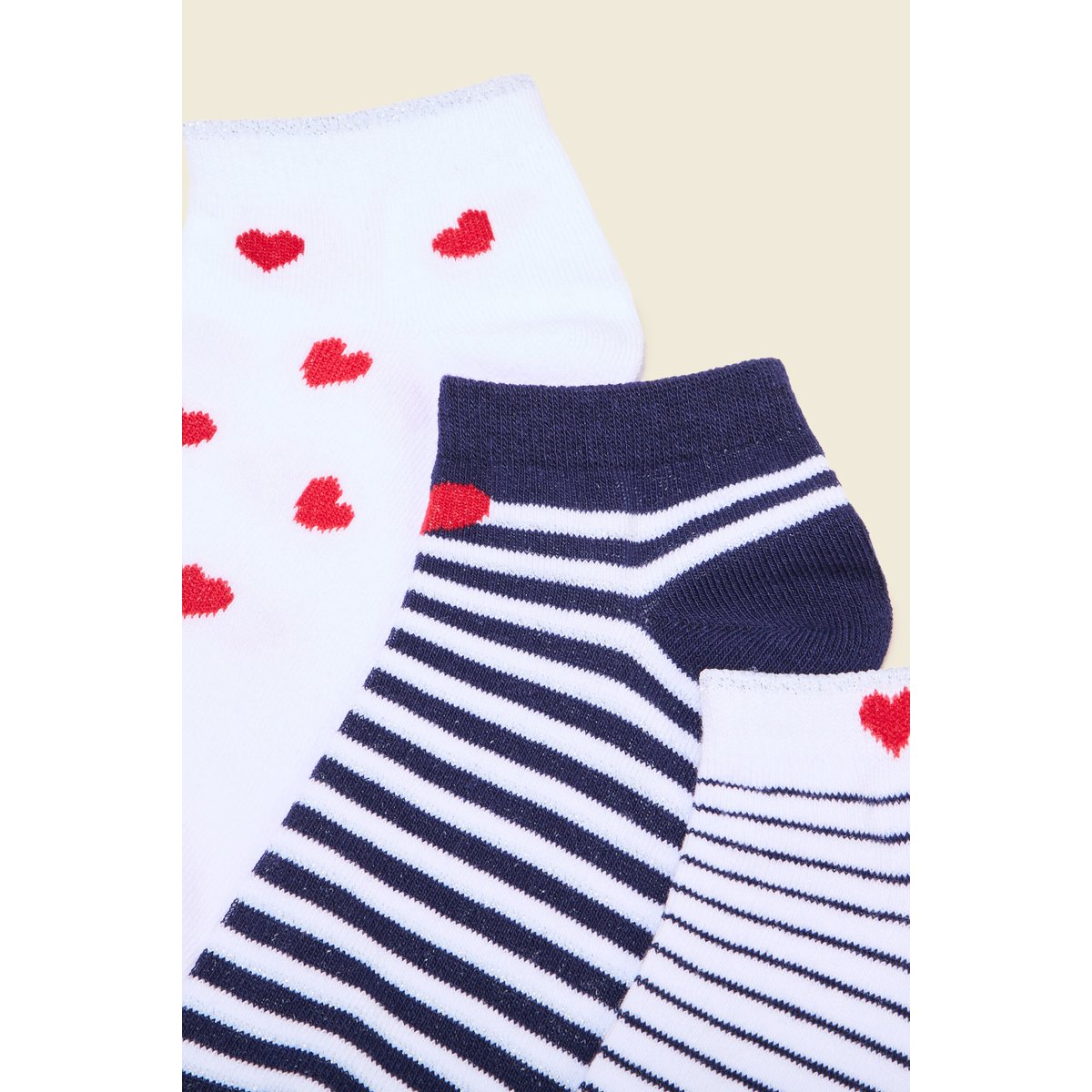 Lot 3 paires chaussettes blanc, BONOBO