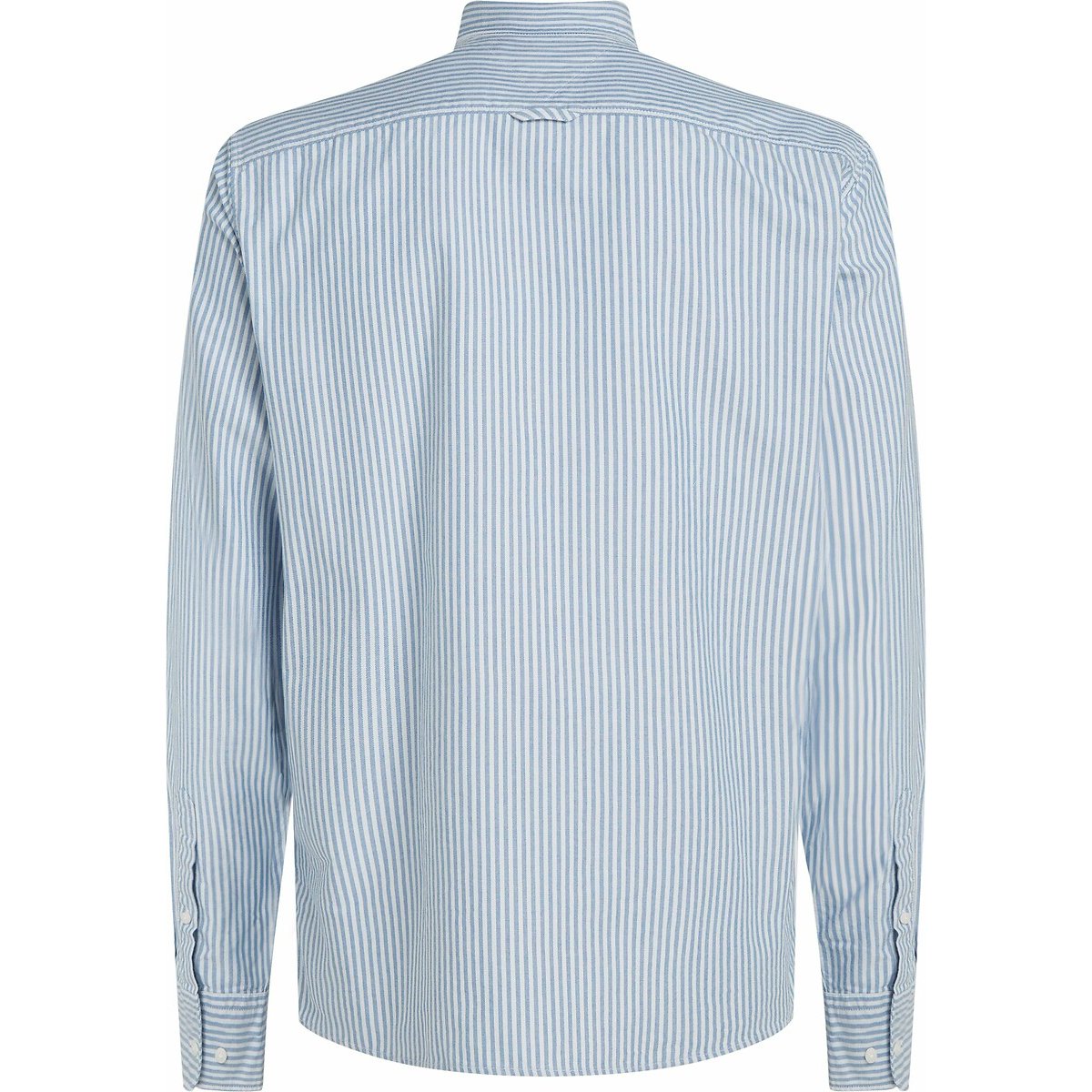 Chemise Oxford droite rayée bleu, TOMMY HILFIGER