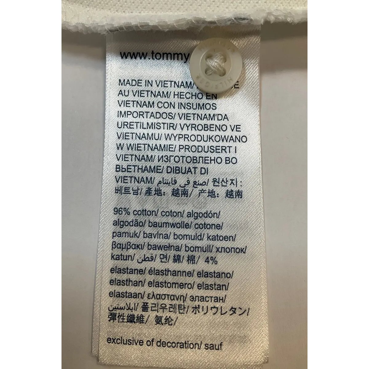 Polo - Très Bon État blanc, TOMMY HILFIGER