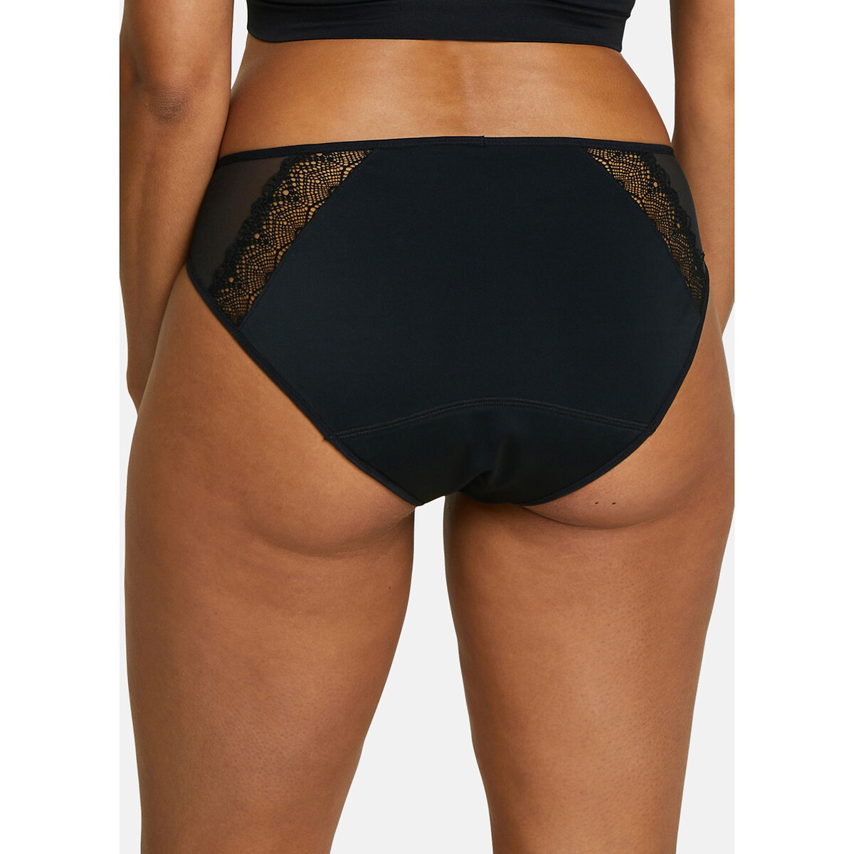 Slip Paloma aus saugfähigem Funktionsmaterial, waschbar schwarz, SANS COMPLEXE