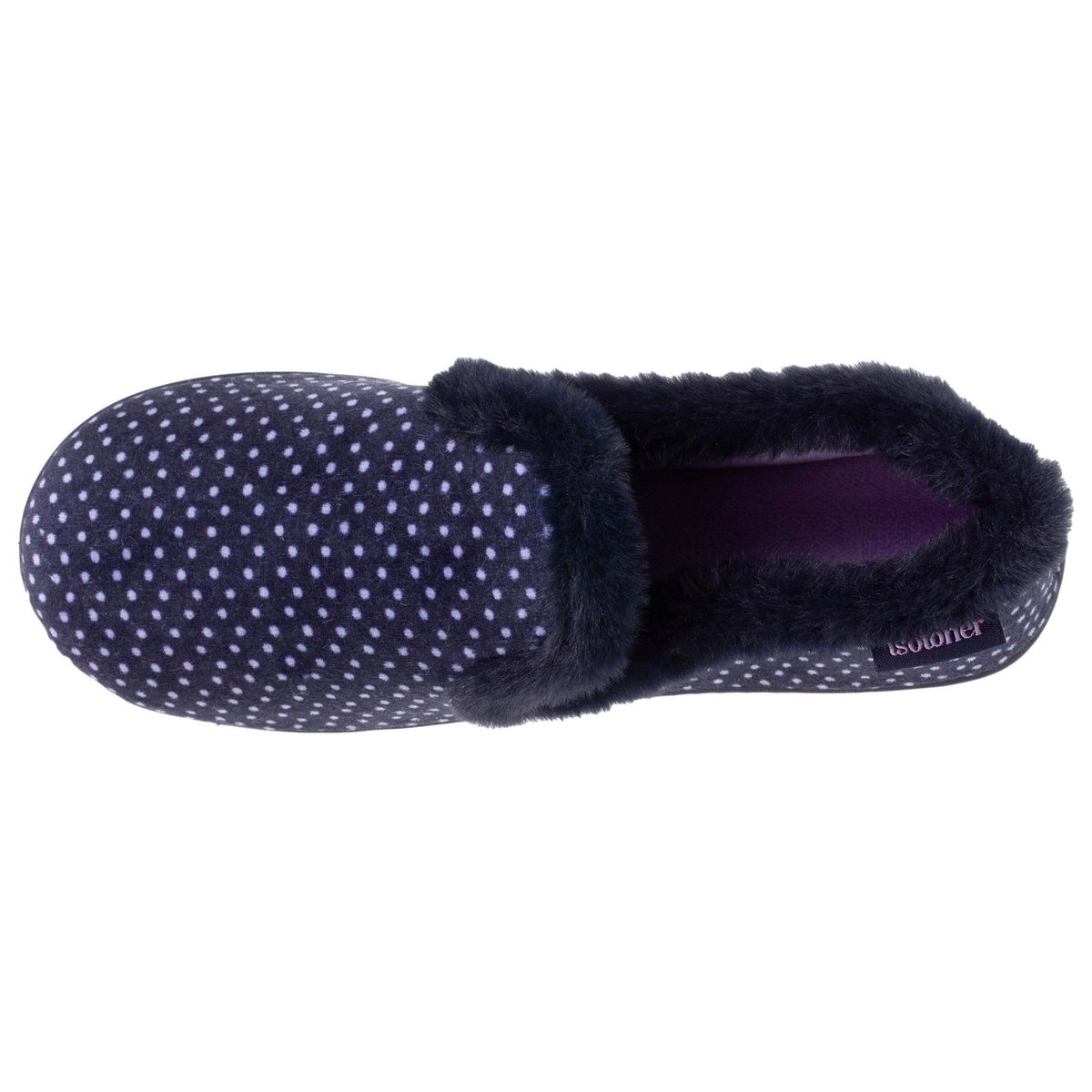 Chaussons Charentaises bleu/blanc, ISOTONER