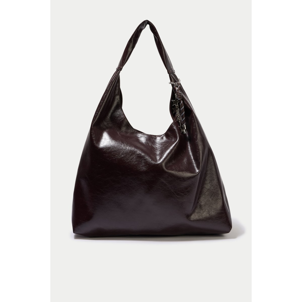 Sac avec pendentif charms bordeaux, CACHE CACHE