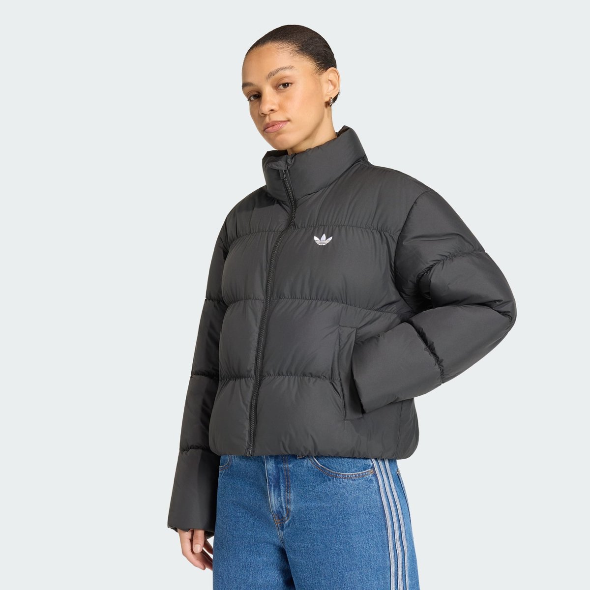 Veste Matelassée Courte Veste Matelassée Courte black, adidas Originals