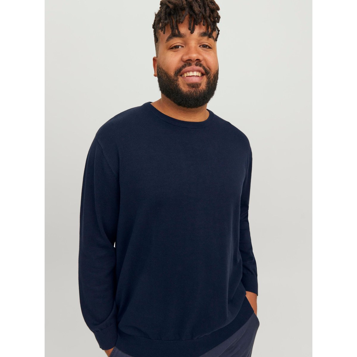 Pull En Maille navy blazer, JACK & JONES