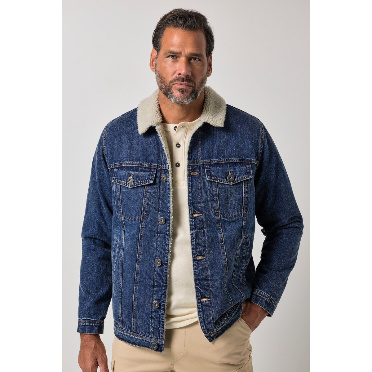 Veste en denim bleu jean, JP1880