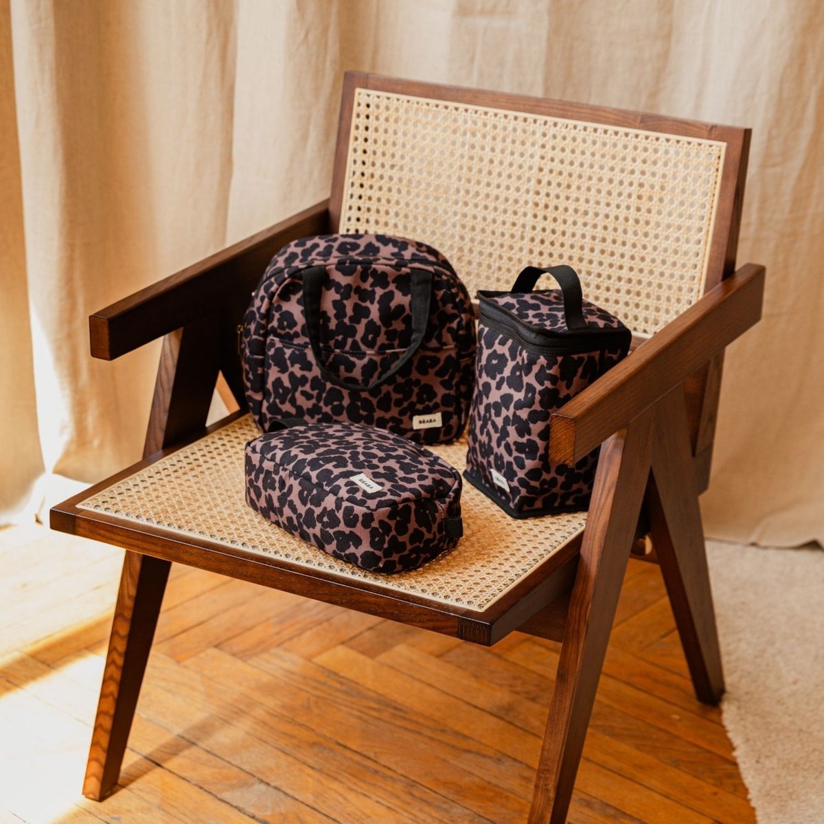 Pochette repas isotherme marron, noir, BEABA