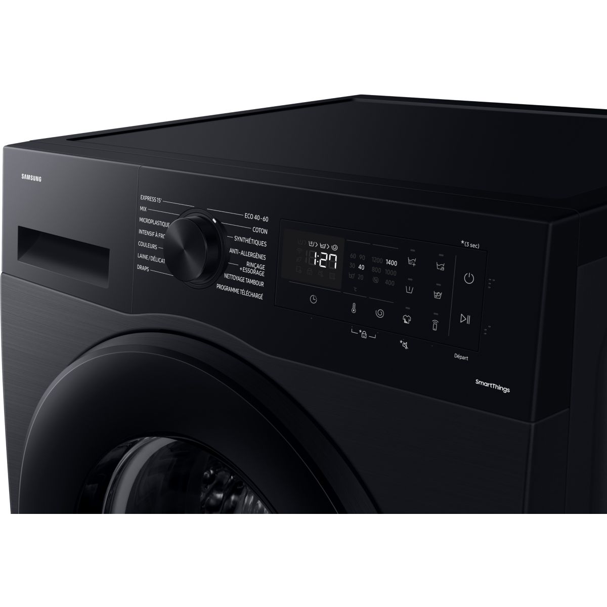 Lave linge hublot WW90CGC04DAB noir, SAMSUNG