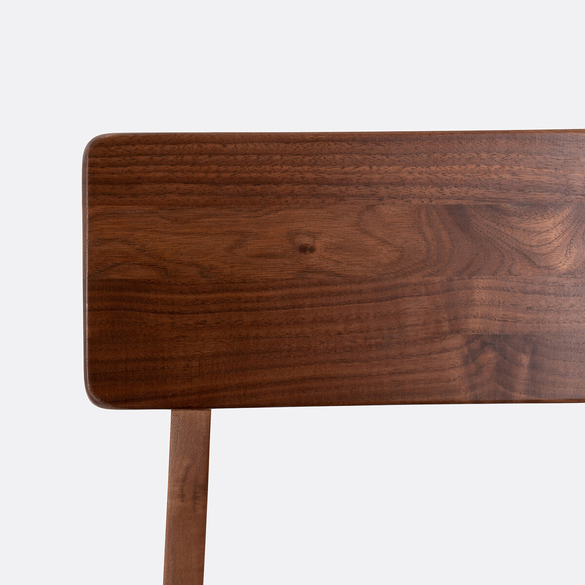 Set van 2 stoelen in notenhout en leer, Larsen notenhout, LA REDOUTE INTERIEURS
