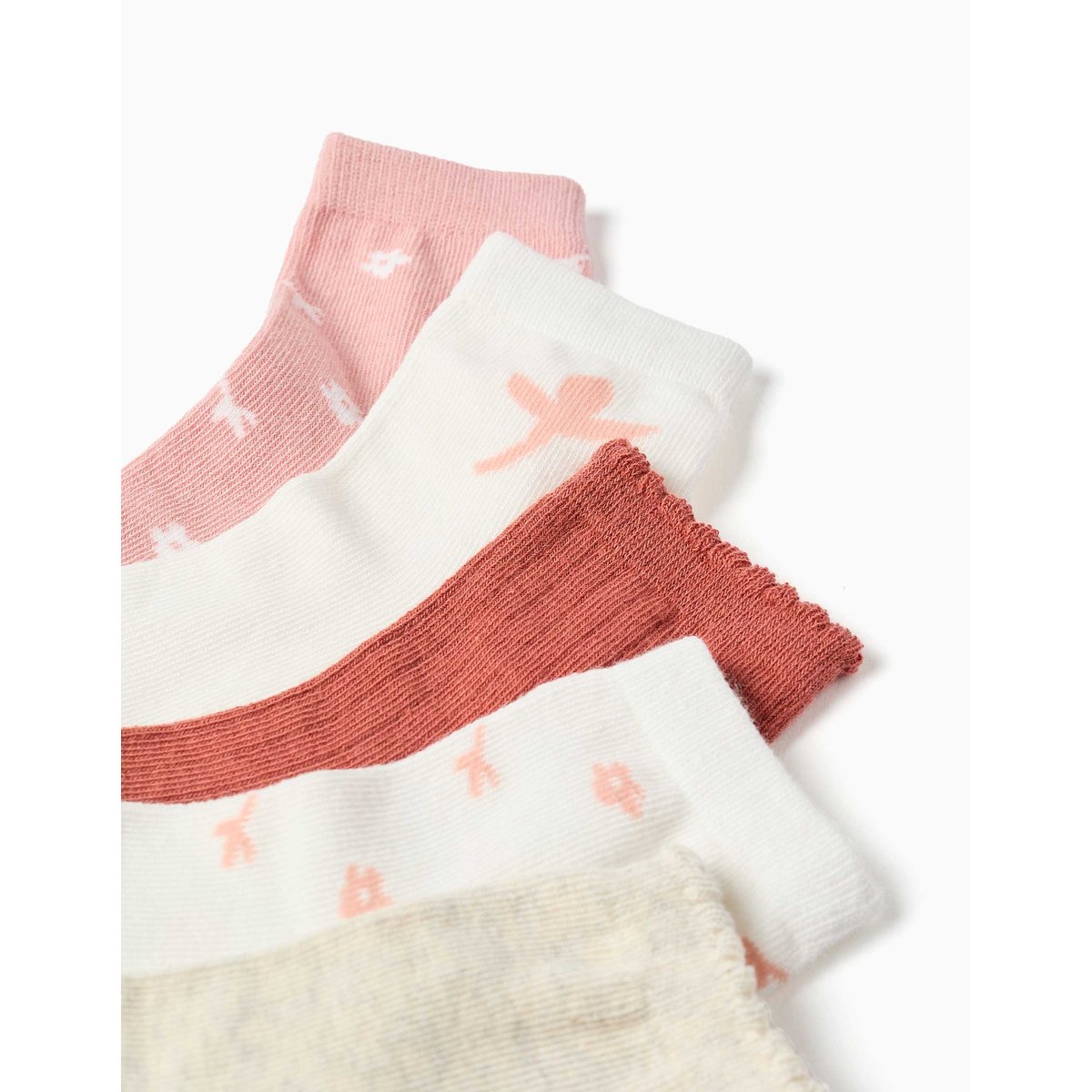 Lot de 5 chaussettes avec motifs floraux multicolore, ZIPPY