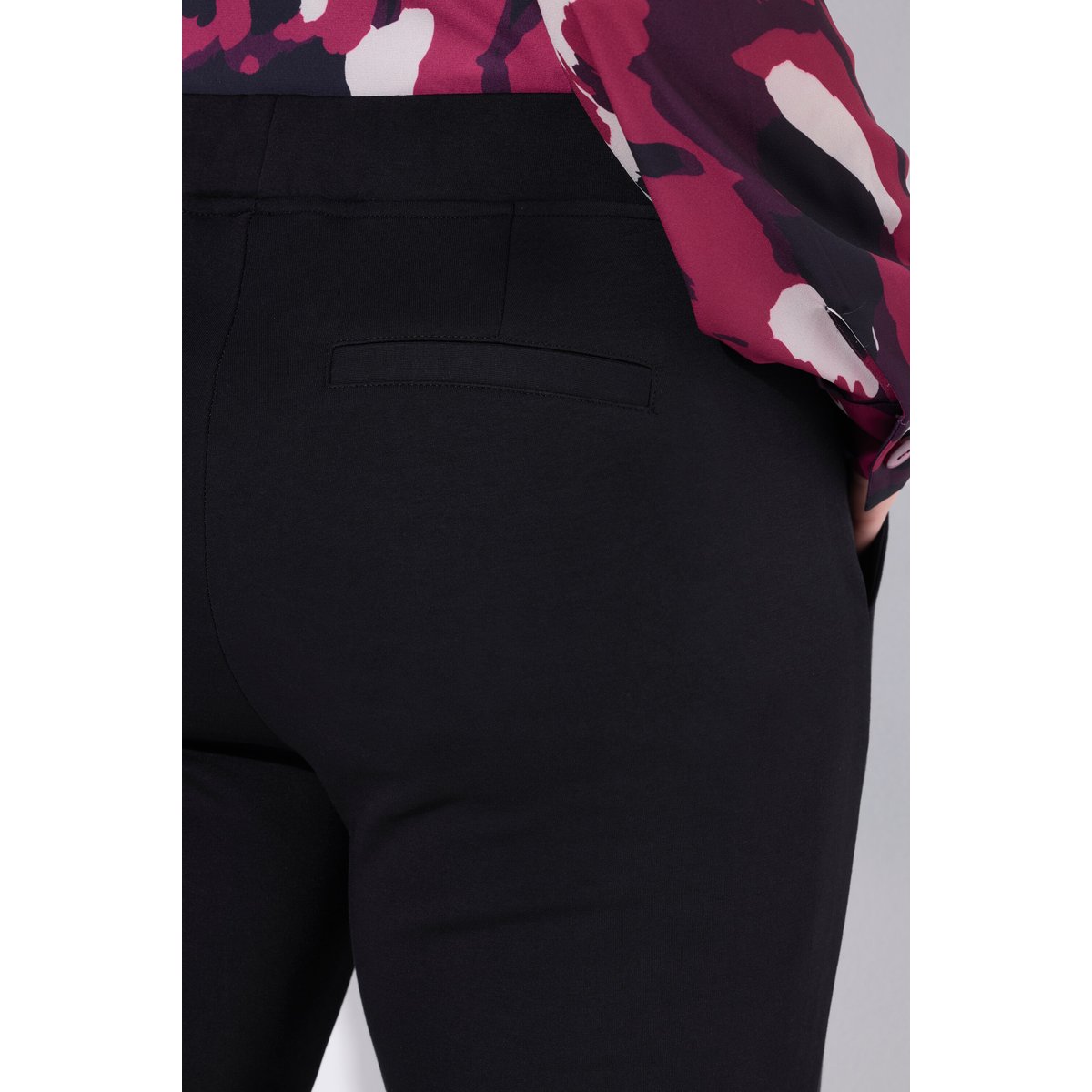 Pantalon point de Rome noir, ULLA POPKEN