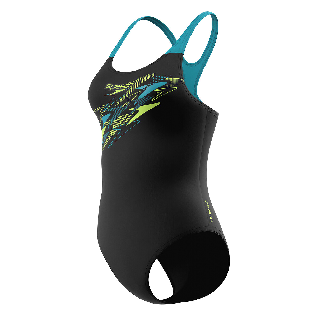 Costume da bagno intero MEDALIST nero/verde, SPEEDO